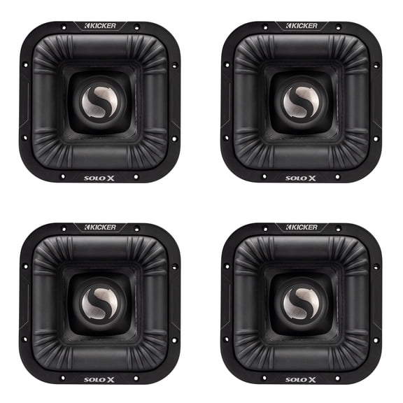 Kicker (4) 49L7X82 - SoloX L7X 8-Inch Competition Subwoofer, 2-Ohm