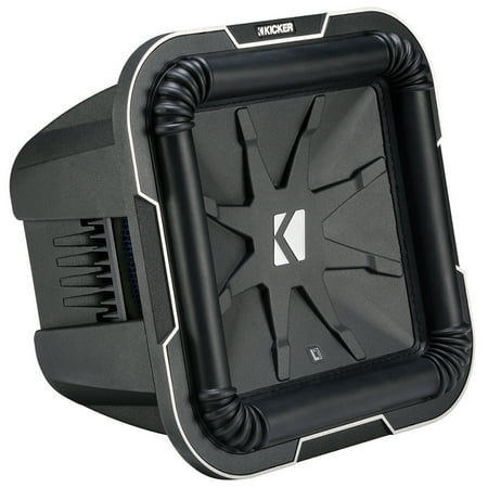 KICKER - 10" Dual-Voice-Coil 4-Ohm Subwoofer - Black