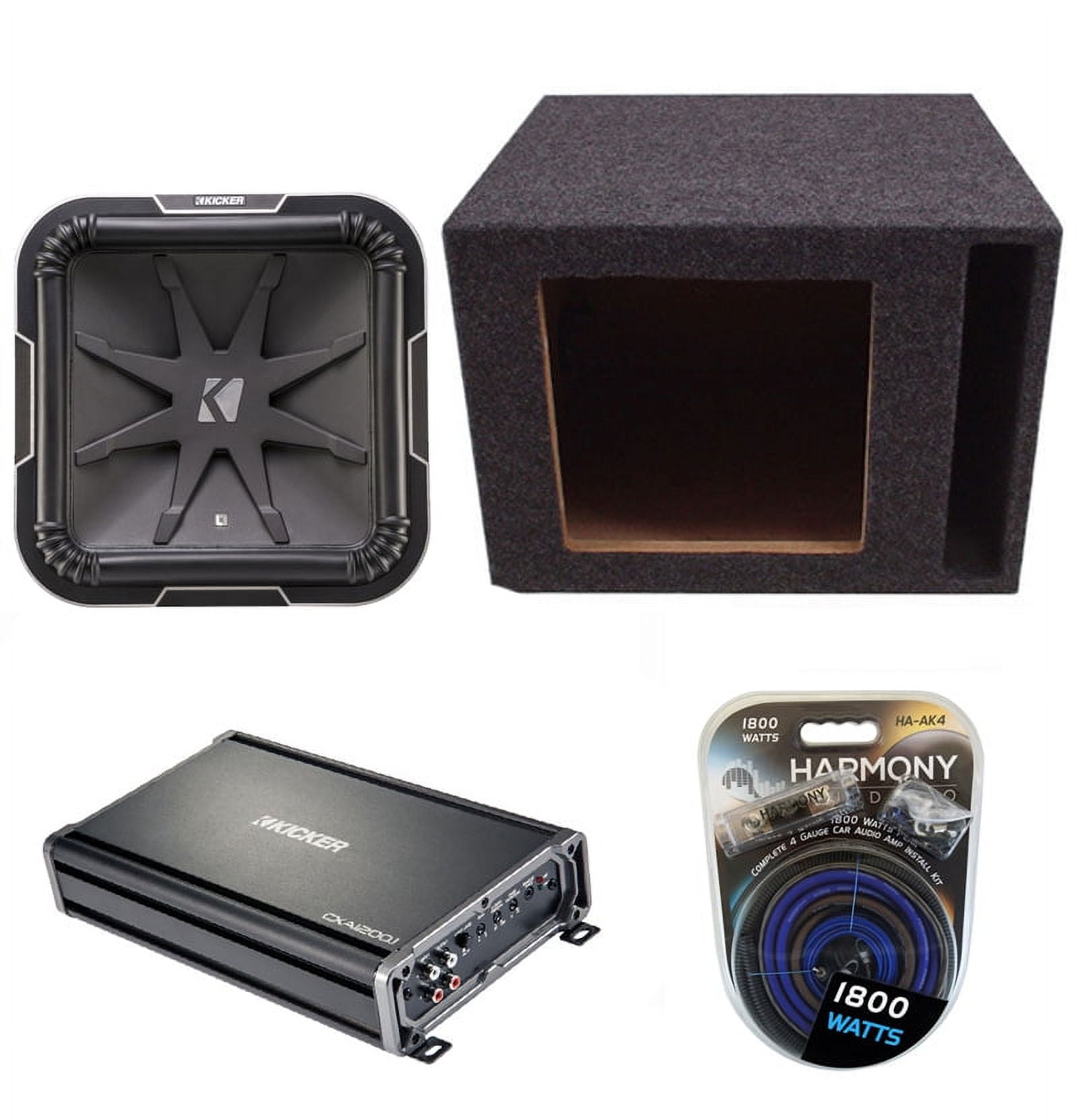 Kicker 41L7154 15" Solo Baric L7 Subwoofer 2400W 4 Ohm Vented Sub Box