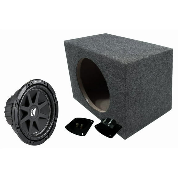 Kicker 43C104 10" Comp C10 Series Sub and ASC 110PRF Sub Box Enclosure