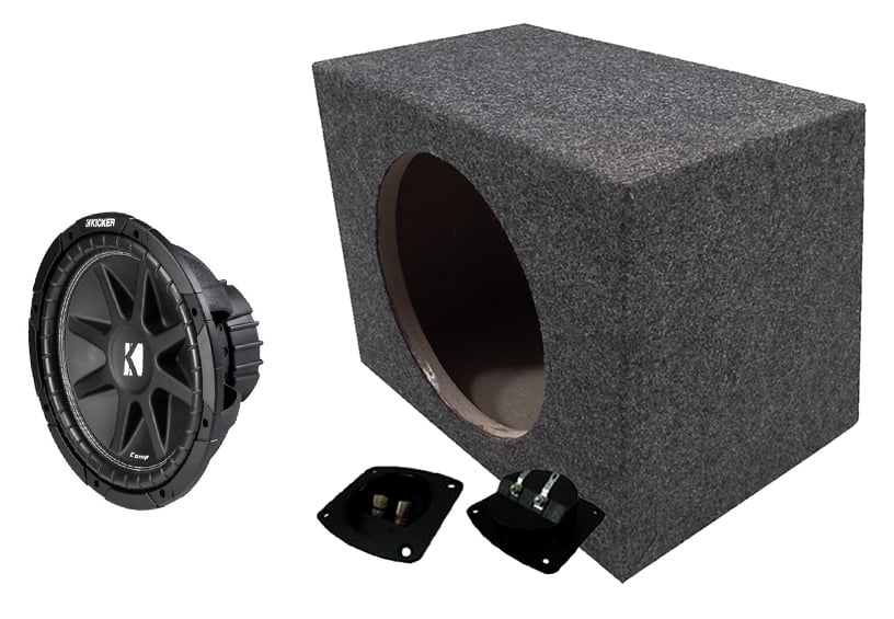 Kicker 43C124 12" Comp C12 Series 150W RMS 4 Ohm Sub & 112PRF Single 12