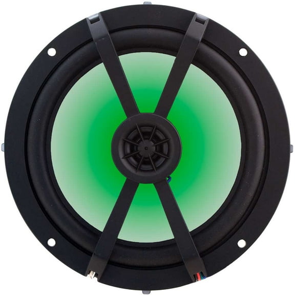 Kicker 45BKM84L 8" KM Series 2-Way Marine LED Speaker - Price is per Single Unit (1 Speaker)