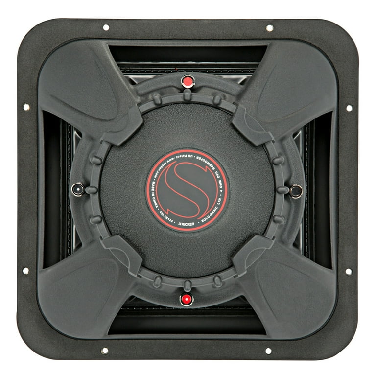 Kicker 1800 Watt 15 Inch Square L7R Subwoofer with Dual Voice Coil
