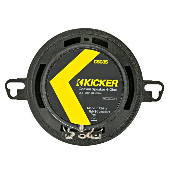 Kicker 46CSC354 CS-Series 3-1/2" 2-Way Coaxial Speakers - Pair