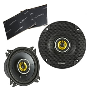 Kicker 46CSC44 Car Audio 4" Full Range Speakers 4 Ohm CSC4 w/ Sound Dampening