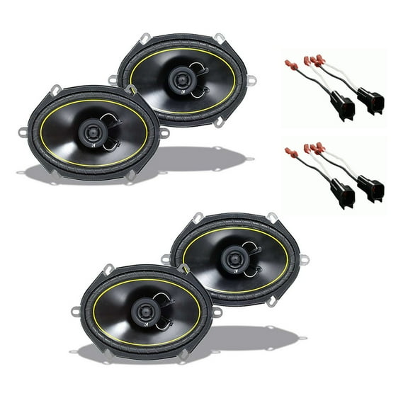 Kicker 46CSC684 Stereo Speakers Includes HA-725600 Harness,Ford Ranger 98-12, 6x8"/5x7"