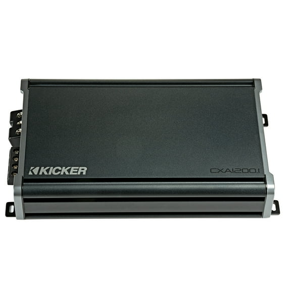 Kicker 46CXA1200.1 Simple Install Vehicle Audio Amplifier, Black, 7.95 lbs