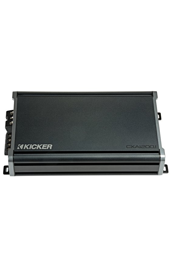 46CXA1200.1 Simple Install Vehicle Audio Amplifier, Black, 7.95 lbs
