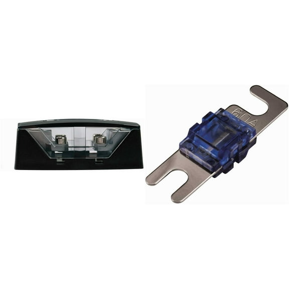 Kicker 46FHD FHD Fuse Holder, Dual AFS & 46AFS60 (2) 60 Amp AFS Fuses Bundle
