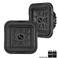 thumbnail image 1 of Kicker 46L7T102 Two L7T L7-Thin 10-Inch (25cm) Subwoofers, Dual Voice Coil, 2-Ohm, 500 Watts Each, 1 of 8