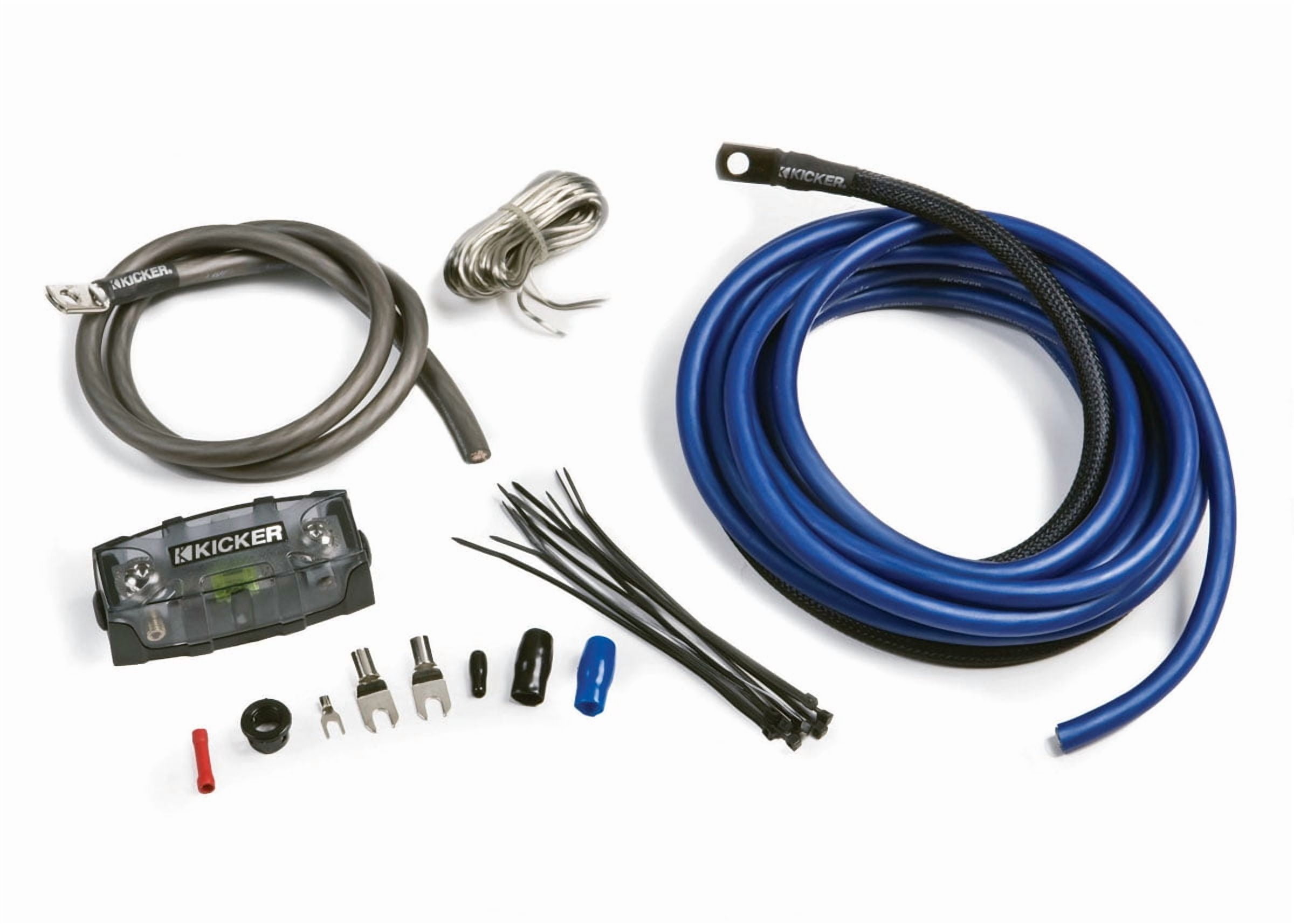 Kicker 46PK4 PK4 4-AWG Amplifier Power Kit - Power, Ground, Remote