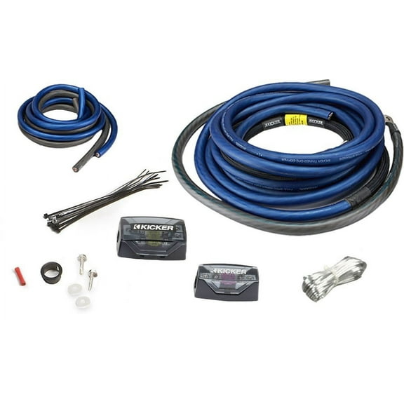 Kicker 46PKD1 Dual Amplifier Power,1/0 awg