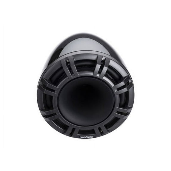 Kicker 47KMFC9 9" Horn Tower Speakers with Flat Mount Tower Adapters Black/LED