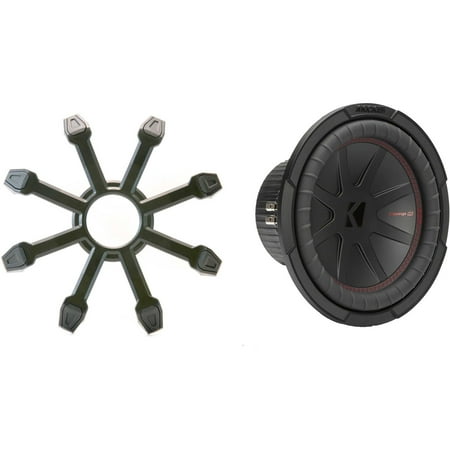 Kicker 48CWR104 CompR 10" Subwoofer, DVC, 4-ohm - Includes Grill