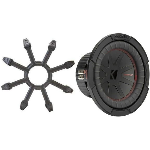 Kicker 48CWR84 CompR 8" Subwoofer, DVC, 4-ohm - Includes Grill