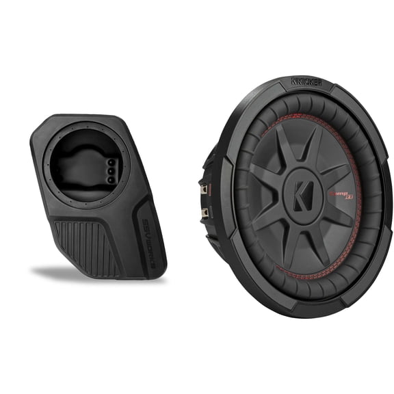 Kicker 48CWRT104 Subwoofer BR-DS10U Add-On Compatible With 2021-2025 Ford Bronco 4-Door Rear Door