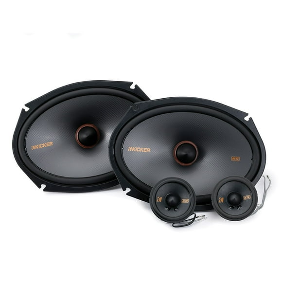 Kicker 48KSS269 KS-Series 6"x9" 2-Way Component Speaker System with Mid-Tweeters