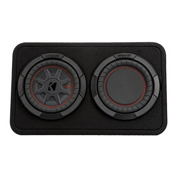 Kicker 48TCWRT82 8 inch CompRT 300W RMS 2 Ohm Thin Profile Loaded Enclosure