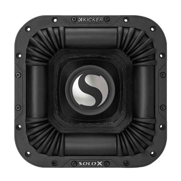 Kicker  49L7X102 SoloX L7X Series 10" 4000W Peak Power Handling 2 Ohm, Dual Voice Coil Component Car Subwoofer