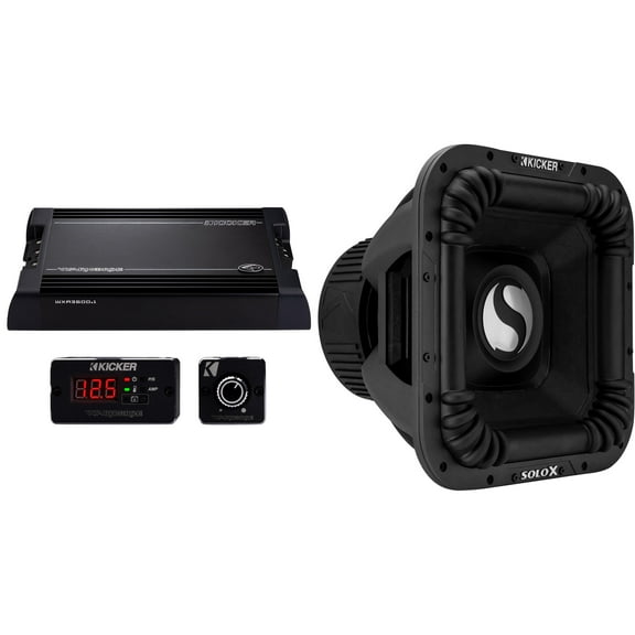 Kicker 49L7X152 - SoloX L7X 15-Inch & WXA3600.1 Warhorse Mono Amplifier