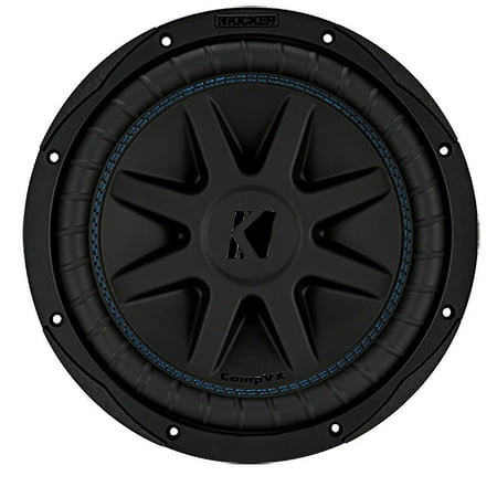 KICKER - CompVX 10" Dual-Voice-Coil 2-Ohm Subwoofer - Black