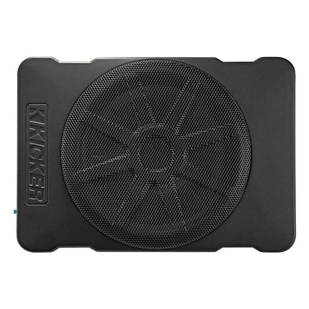 KICKER - Hideaway 10" Compact Powered Subwoofer - Black