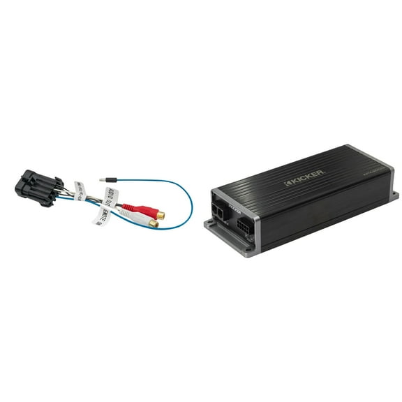 Kicker 51KPX3004 UTV Marine Amplifier & Adapter for Polaris Ride Command