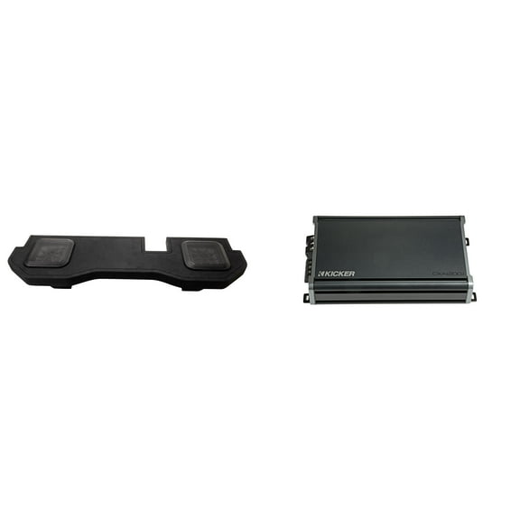 Kicker 51KRDL7T102 L7T Custom Fit RAM Dual 10" Sub 2-Ohm & CXA1200.1 Amp Audio Upgrade