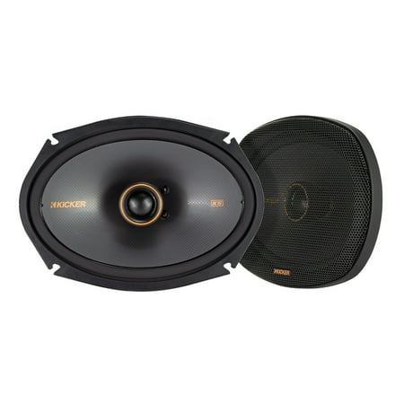 KICKER - KS Series 6" x 9" 2-Way Car Speakers (Pair) - Black