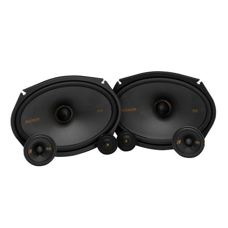New Kicker KS-Series 51KSS369 6x9" 200W Peak Power 3-Way Component Speaker System