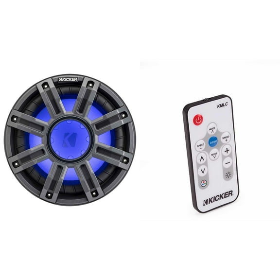 Kicker 51MWF104 - MWF 10-Inch Premium Marine Subwoofer (free-air) 4-ohm w/ LED Remote