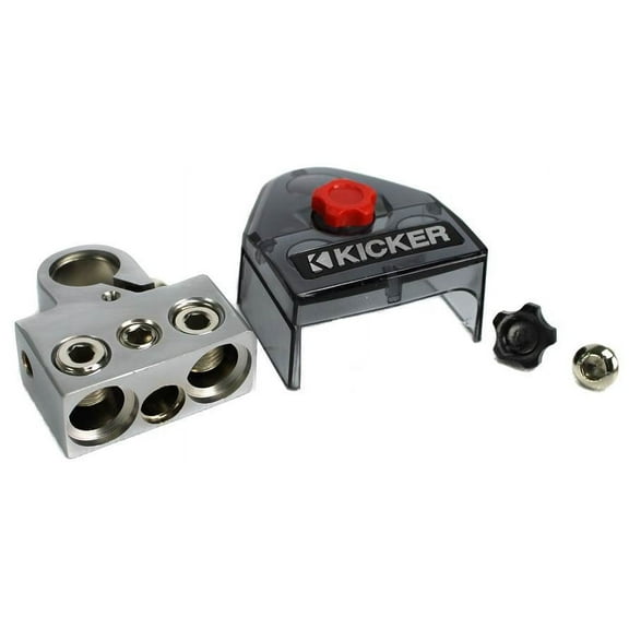 Kicker BT4 Positive/Negative Power Battery Terminal 0/1-8 Ga Gauge 3 Out