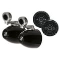thumbnail image 1 of kicker black mini wake tower marine enclosures loaded with kicker 4 dsc speakers, 1 of 6