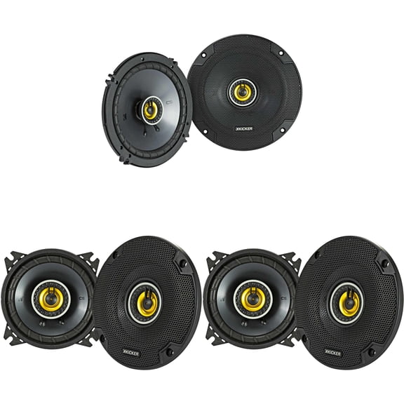 Kicker Bronco 46CSC44 & 46CSC654 CS-Series 4" & 6.5" Coaxial Bundle