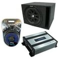 thumbnail image 1 of Kicker C10 Subwoofer Single 10" Ported Sub Box Enclosure Bundle W/ HA-A400.1 Amp, 1 of 6