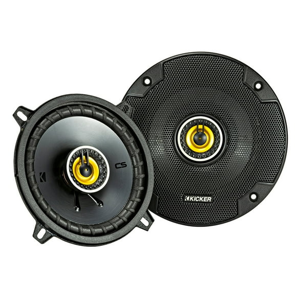 Kicker CS Series CSC5 5.25-Inch Car Audio Speaker with Woofers, Yellow (2 Pack)