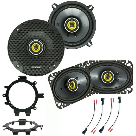 Kicker CS Series Factory Speaker Replacement Package Fits 1999-2006 GMC Sierra 3500, Sierra 1500, Sierra 2500