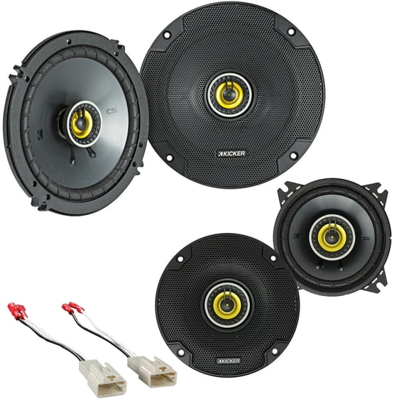 Kicker CS Series Factory Speaker Replacement Package Fits select 1993-1997 Toyota Corolla