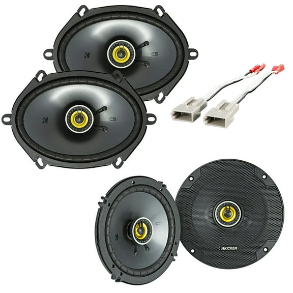 Kicker CS Series Factory Speaker Upgrade Package Fits select 1987-1996 Ford Bronco