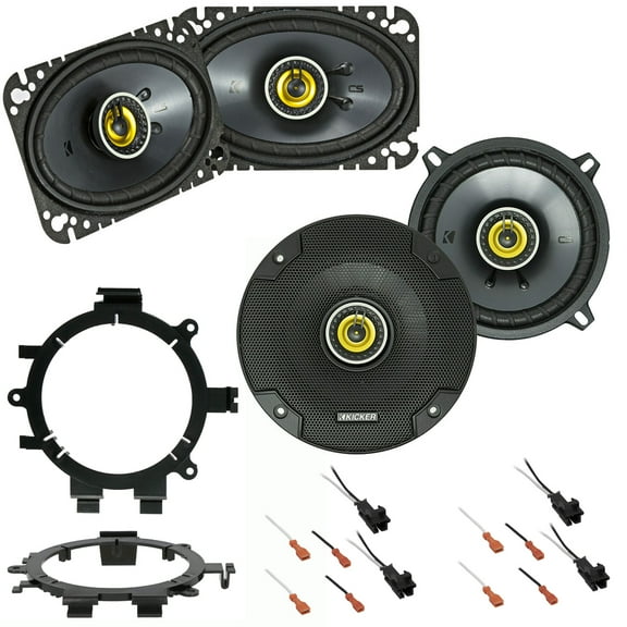 Kicker CS Series Factory Speaker Upgrade Package Fits select 1995-2000 vehicles from Chevrolet