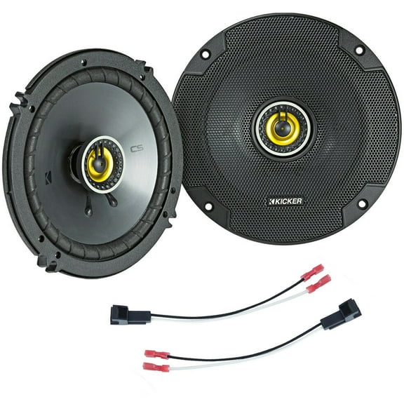Kicker CS Series Front Door Factory Speaker Replacement Package Fits select 2000-2013 Chevrolet Impala