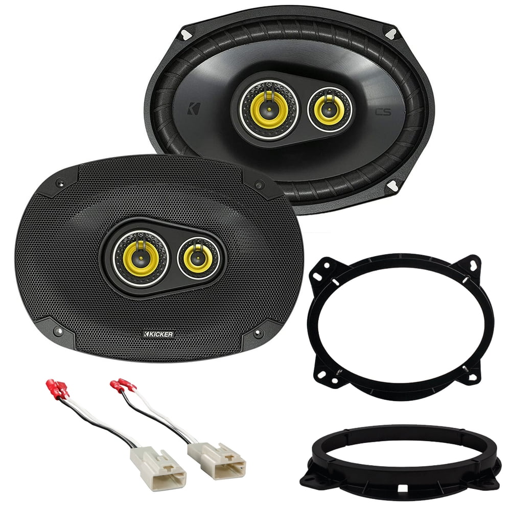 Kicker CS Series Front Door Factory Speaker Replacement Package Fits select 2002-2011 Toyota Camry