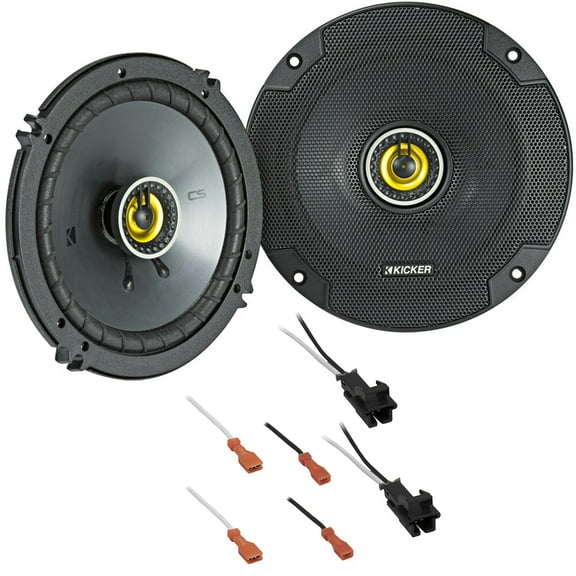 Kicker CS Series Front Door Factory Speaker Replacement Package Fits select 2004-2012 Chevrolet Colorado