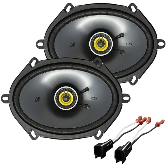 Kicker CS Series Front Door Speaker Replacement Package Fits select 1999-2014 Mazda MX-5 Miata
