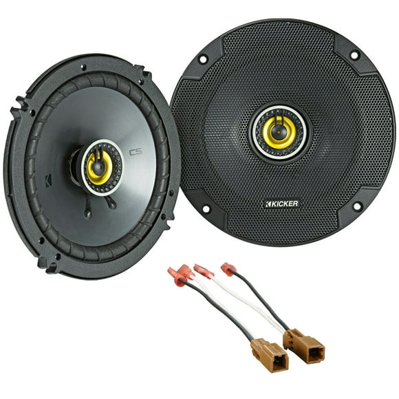 Kicker CS Series Front Door Speaker Replacement Package Fits select 2002-2018 Nissan Altima