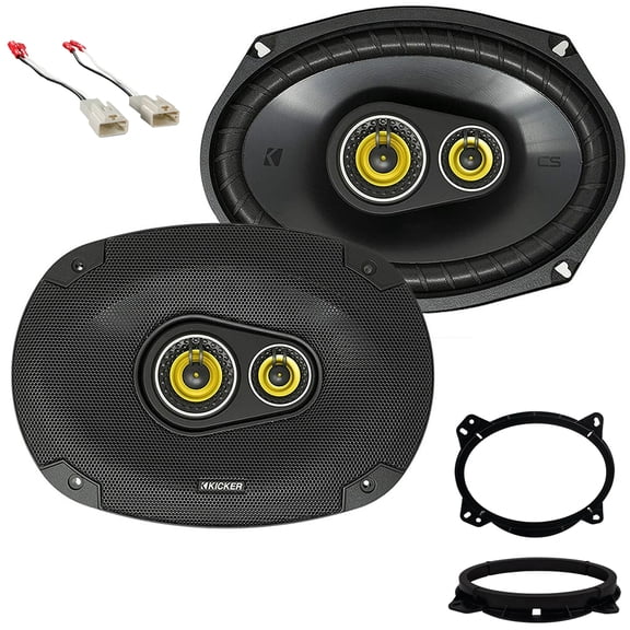 Kicker CS Series Front Door Speaker Replacement Package Fits select 2007-2014 Toyota FJ Cruiser
