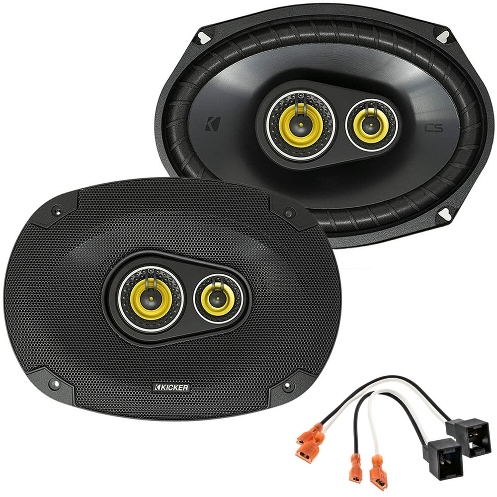 Kicker CS Series Front Door Speaker Replacement Package Fits select 2007-2019 Nissan Sentra