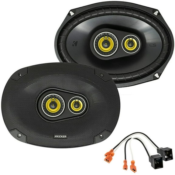 Kicker CS Series Front Door Speaker Replacement Package Fits select 2007-2019 Nissan Sentra