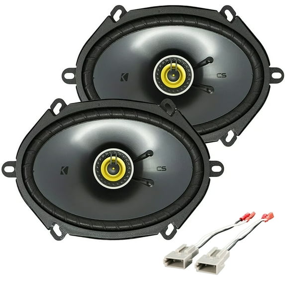 Kicker CS Series Front or Rear Door Factory Speaker Replacement Package Fits select 1997-1998 Ford F-150