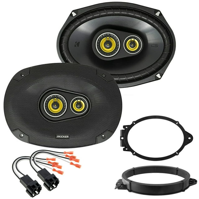 Kicker CS Series Rear Deck Factory Speaker Replacement Package Fits select 2010-2015 Chevrolet Camaro